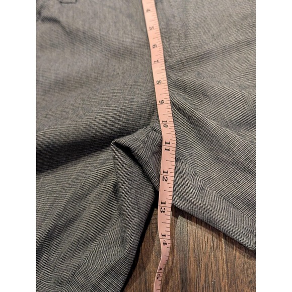 Lee Pants Womens 10 Gray Dress Trouser Comfort Waist Stretch Micro Check Office - Picture 9 of 11